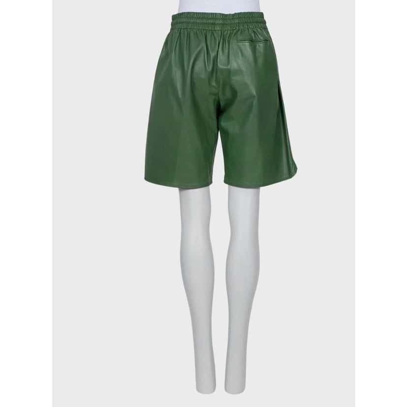 Celine Shorts Green Leather Very good condition - Inside View