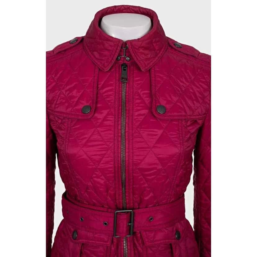 Burberry Fitted Jacket Pink Very good condition - Model View
