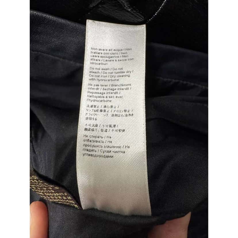 Roberto Cavalli Jacket Black Leather Very good condition - Box View