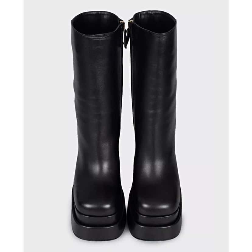 Versace Intrico Ankle Boots Black Leather Very good condition - Back View