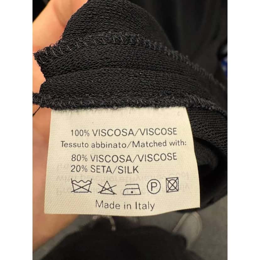 Saint Laurent Trim Dress Size Large Black Silk Very good condition - Box View