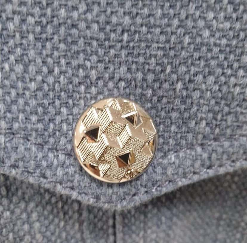 Chanel Two Pockets Flare Midi Skirt Black Cotton Very good condition - Back View