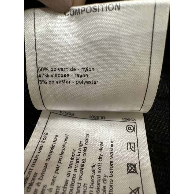 Chanel 2016 Shift Dress Black Cotton Very good condition - Box View