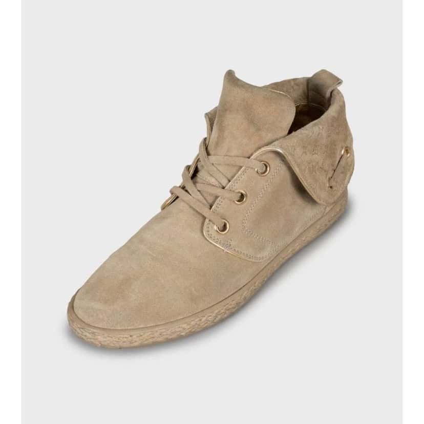 Louis Vuitton Empreinte Lace Up Booties Beige Leather Good condition - Inside View