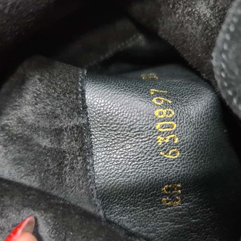 Saint Laurent Boots Black Suede Very good condition - Box View