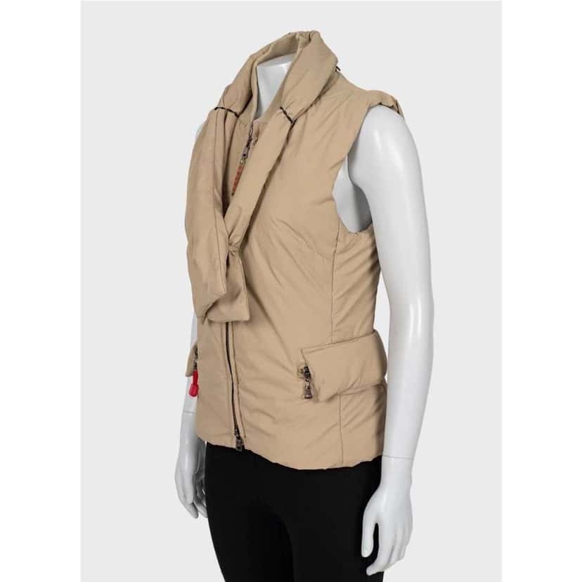 Prada Vest with Removable Elements Beige Very good condition - Back View
