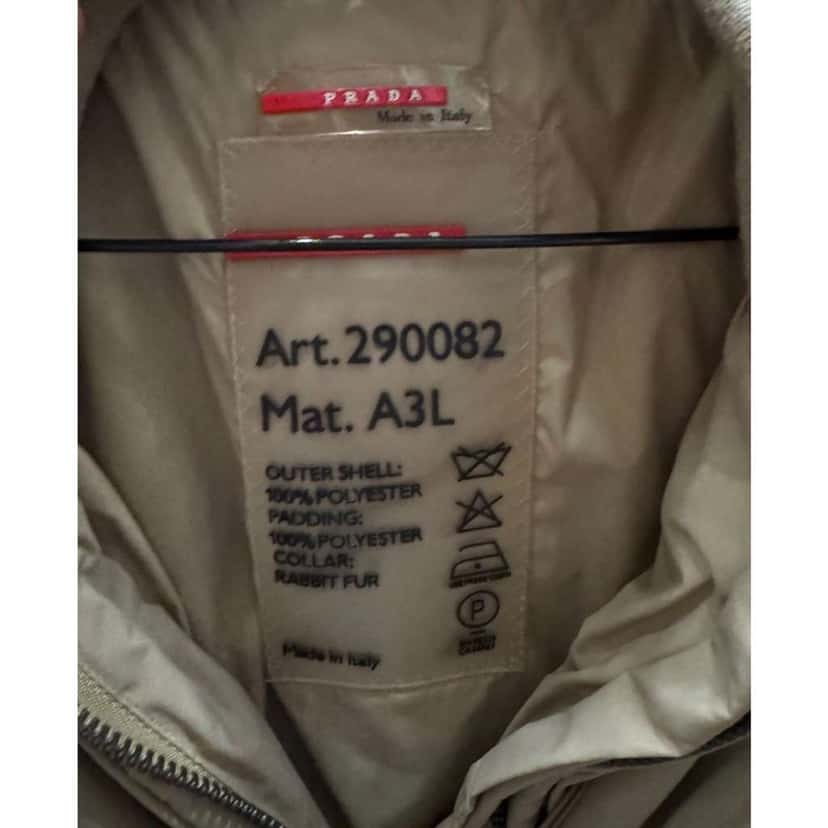 Prada Vest with Removable Elements Beige Very good condition - Box View