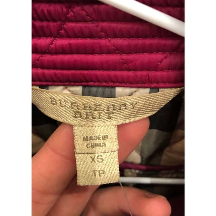 Burberry Brit Fitted Jacket Pink Very good condition - Model View