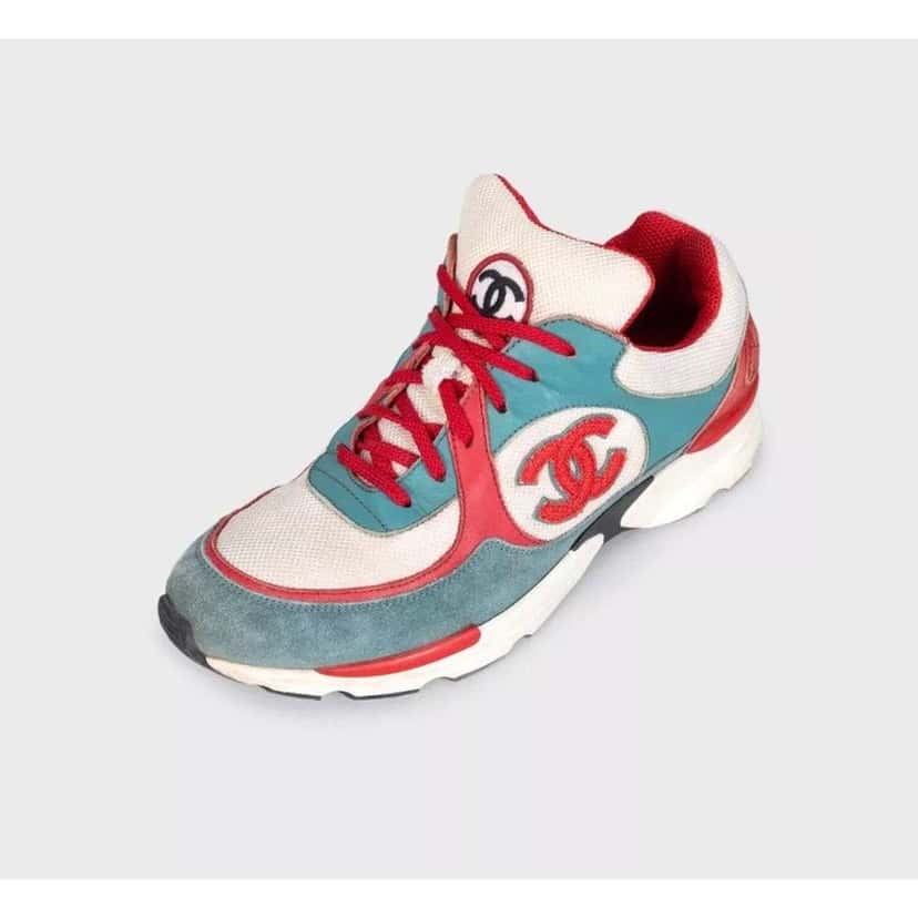 Chanel CC Logo Sneakers MultiColor Leather Very good condition - Inside View