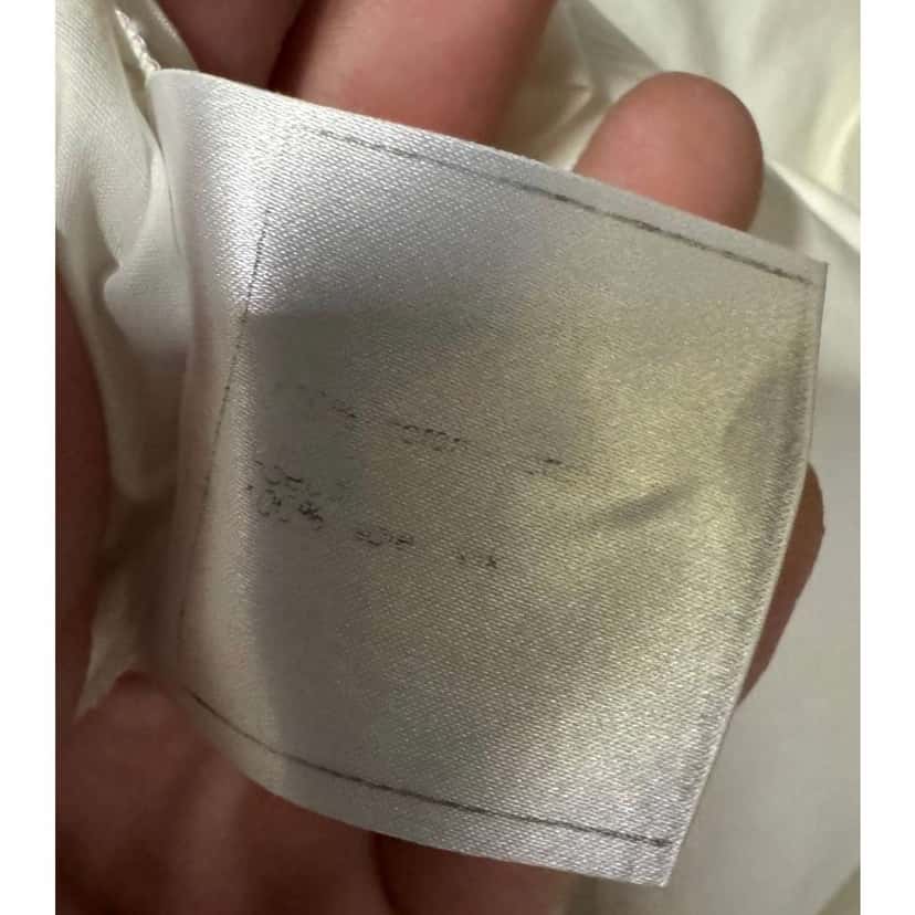 Chanel Bow Blouse White Cotton Very good condition - Inside View