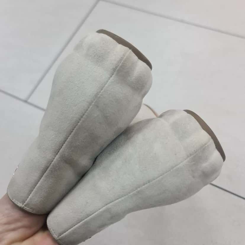 Chanel Lace Up Ankle Boots Booties Black Suede Very good condition - Box View