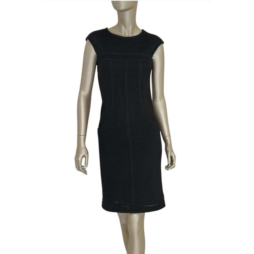 Chanel Skirt Suit Black Tweed Very good condition - Inside View