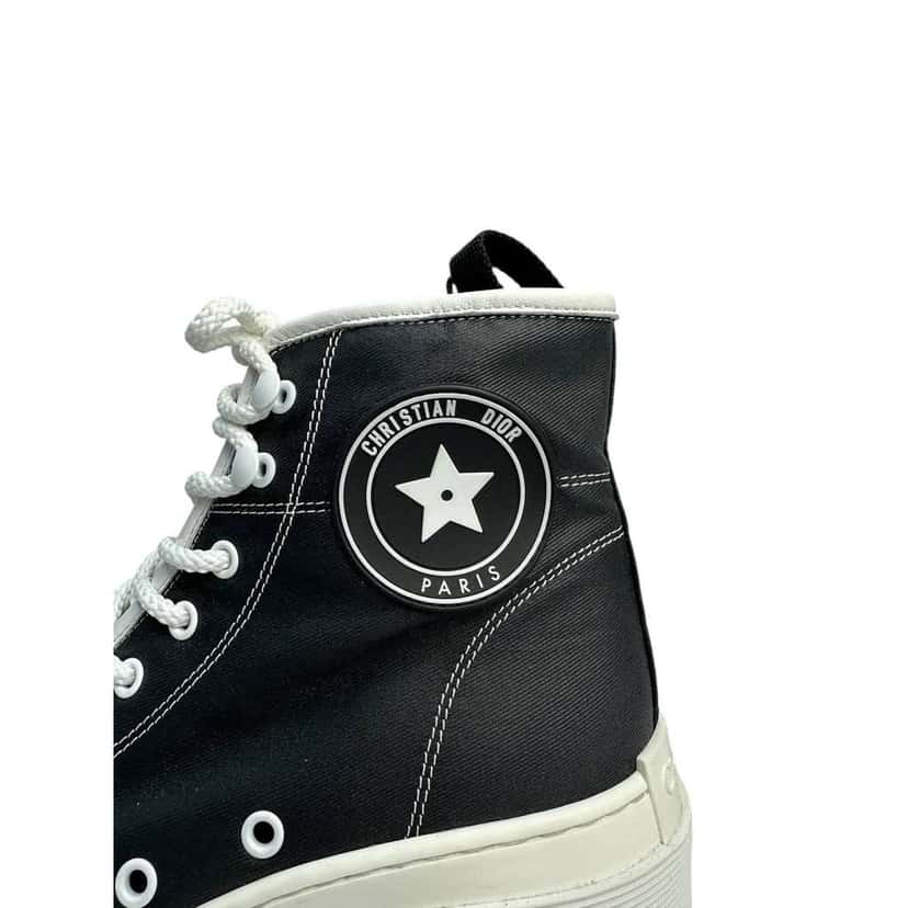 Dior D Rise and Lace Up Black Lace Very good condition - Box View