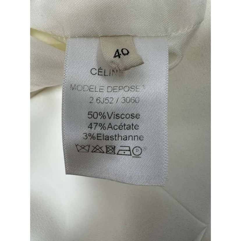 Celine Refined Mini Dress Black Cotton Very good condition - Inside View