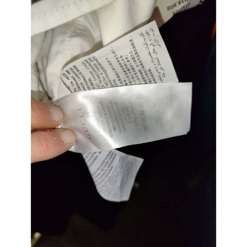 Gucci Signature Print Shorts Size W28 White Cotton Very good condition - Box View