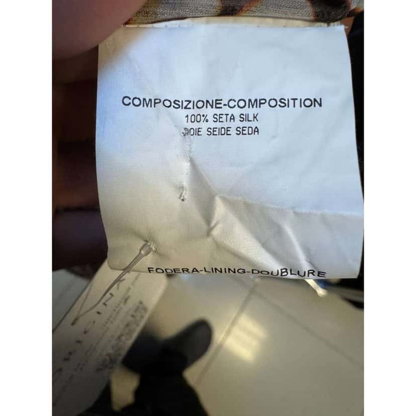 Saint Laurent Asymmetrical Animal Print Dress Black Silk Very good condition - Box View