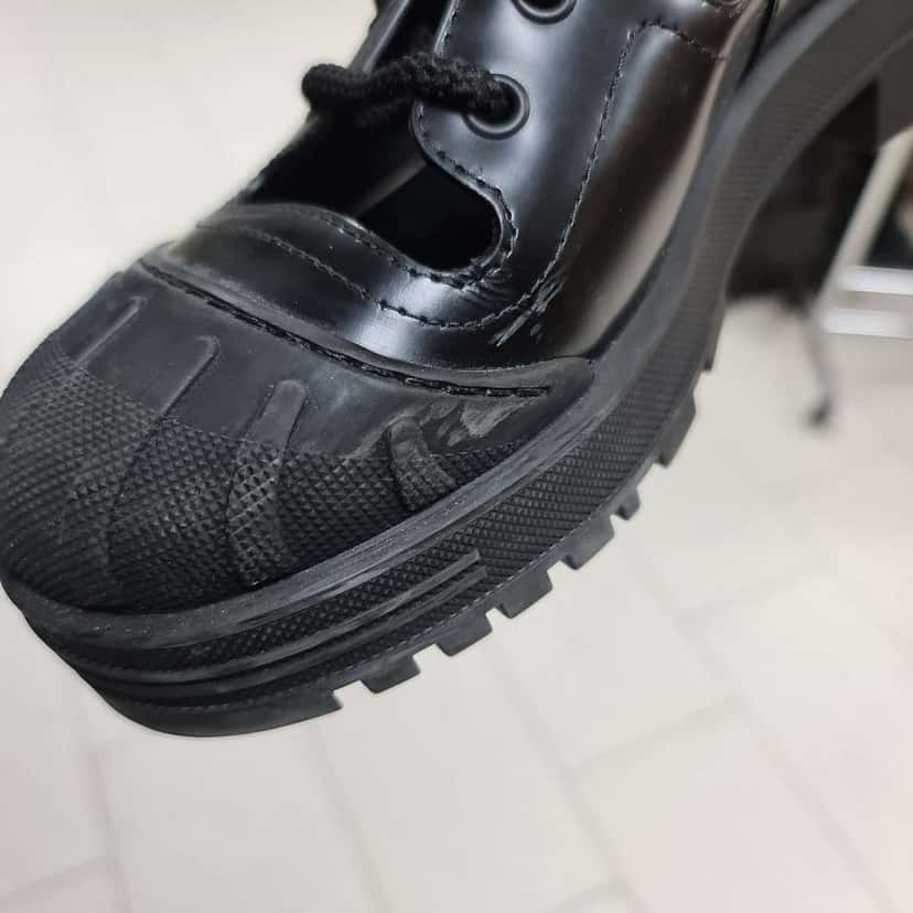 Dior Combat Boots Black Leather Very good condition - Box View