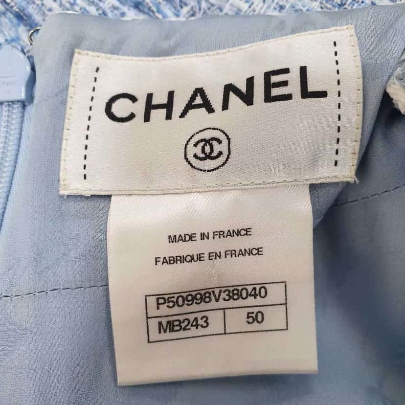 Chanel Fantasy Fringed Dress Spring 2015 Black Tweed Very good condition - Box View