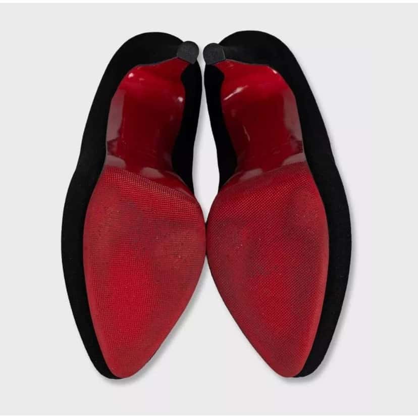 Christian Louboutin Platform Pumps Pre=owned Black Leather Very good condition - Box View