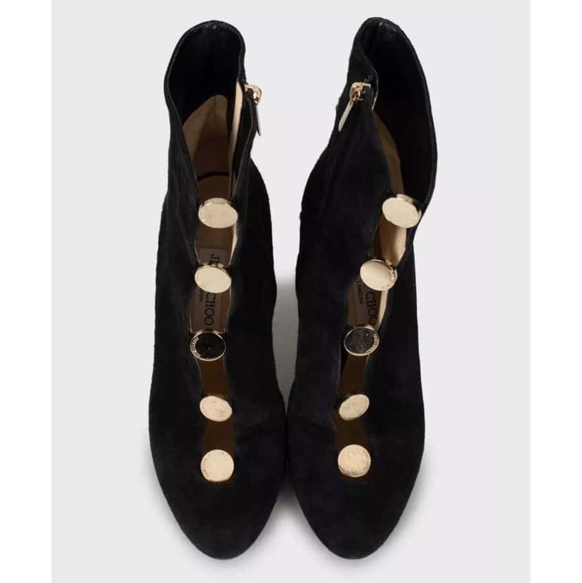 Jimmy Choo Loretta Ankle Boots Black Suede Very good condition - Back View