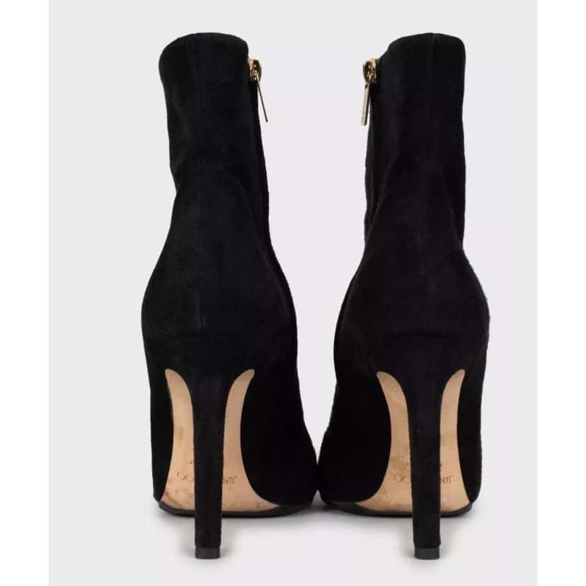 Jimmy Choo Loretta Ankle Boots Black Suede Very good condition - Model View