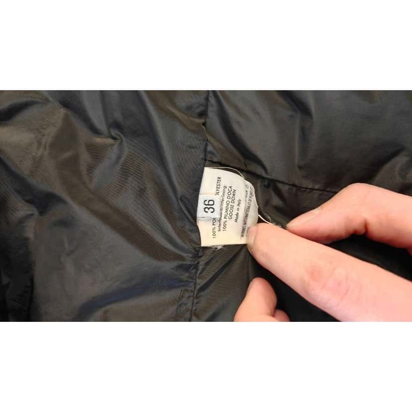 Saint Laurent Padded High Neck Vest Black Cotton Very good condition - Box View