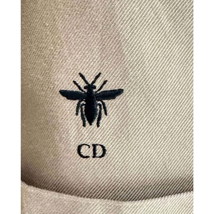 Dior Christian Caro Trench Jacket Beige Cotton Very good condition - Inside View