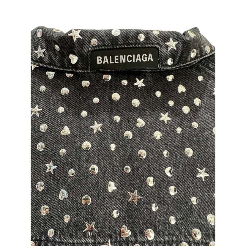 Balenciaga Jacket Grey Denim Very good condition - Inside View