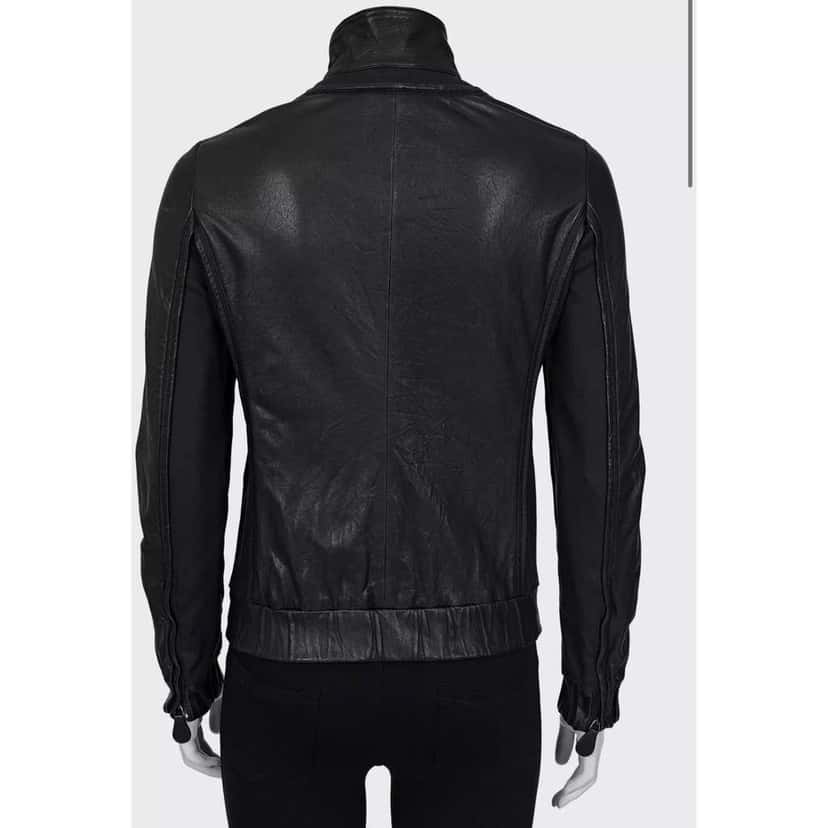 Bottega Veneta Jacket Black Leather Very good condition - Inside View