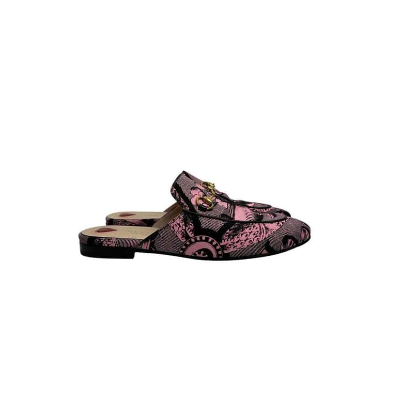 Gucci Princetown Horsebit Accent Mules Black Leather Very good condition - Back View