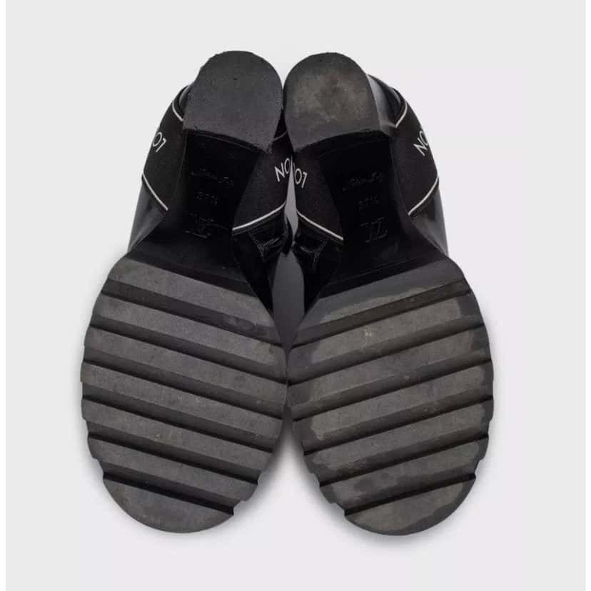 Louis Vuitton Star Trail Ankle Boots Black Leather Very good condition - Box View