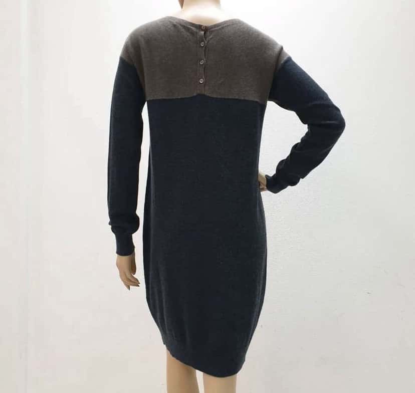 Loro Piana Mini Dress Black Cotton Very good condition - Back View