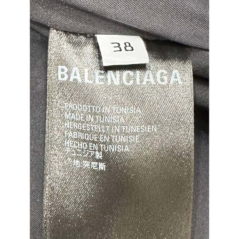 Balenciaga Lacquered Puffer Jacket Black Cotton Good condition - Box View