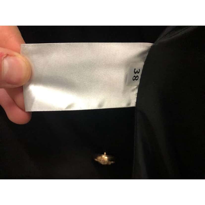 Balmain Fitted Jacket with Signature Buttons Black Cotton Very good condition - Box View