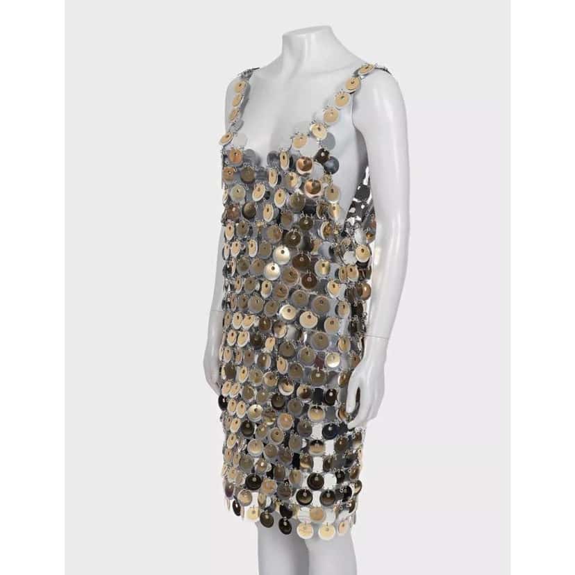 Paco Rabanne x HDress Silver Very good condition - Back View