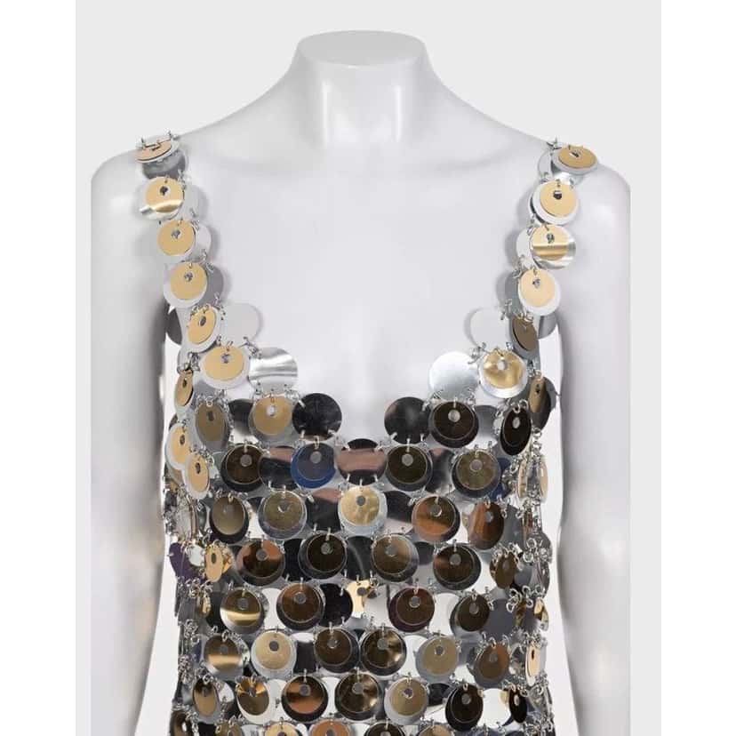 Paco Rabanne x HDress Silver Very good condition - Model View