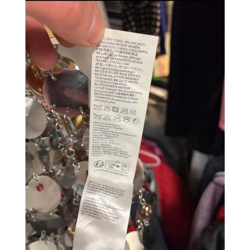 Paco Rabanne x HDress Silver Very good condition - Box View