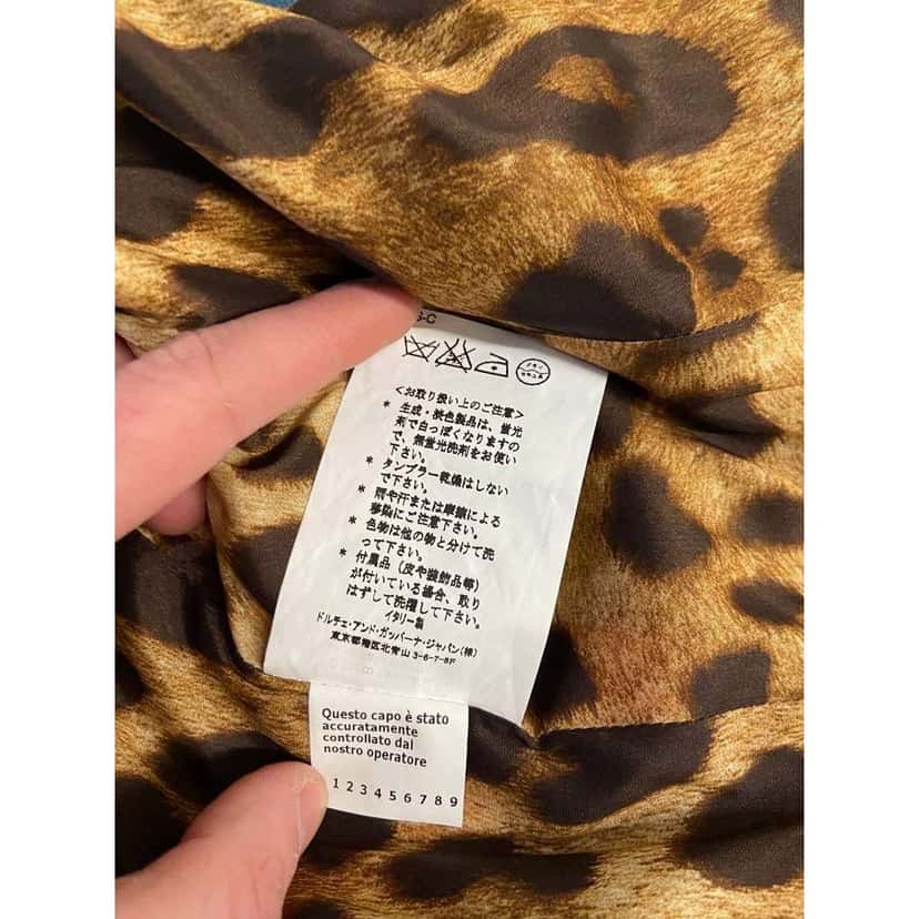 Dolce & Gabbana Floral Jacket Silver Cotton Very good condition - Box View