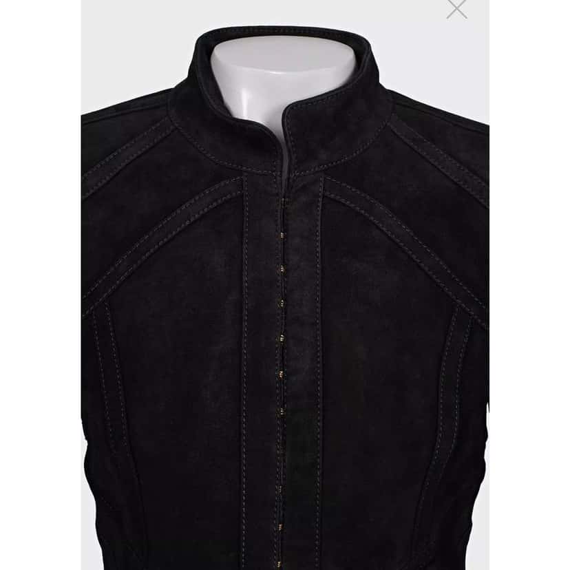 Balmain Jacket with Hardware Black Cotton Very good condition - Model View