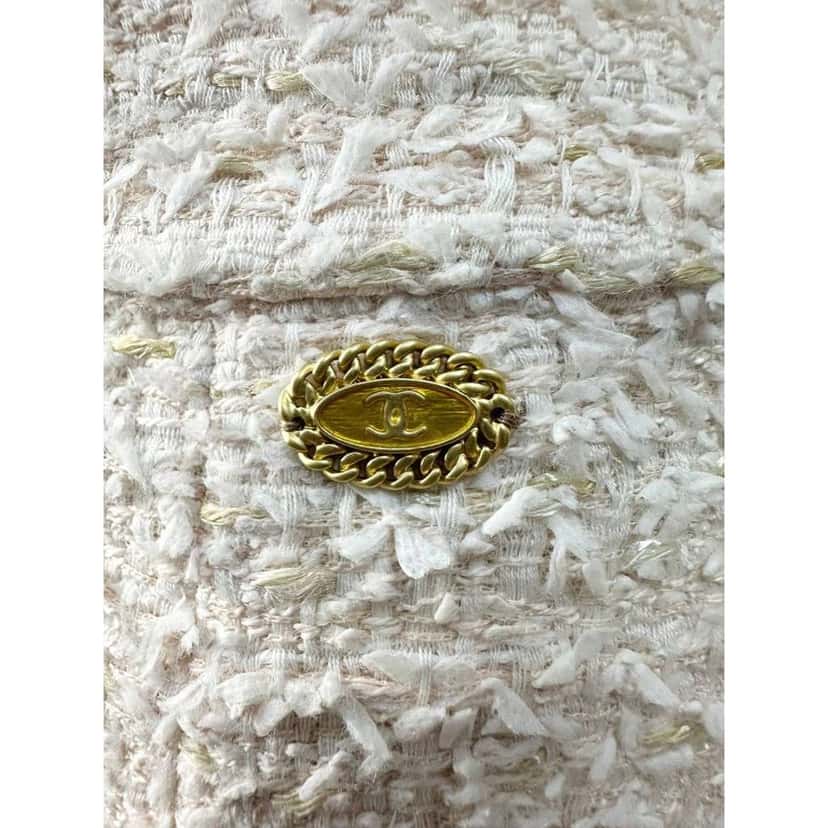 Chanel Skirt White Tweed Very good condition - Box View