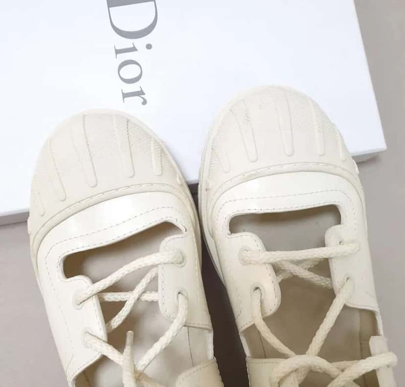 Dior Iron Tall Boots White Very good condition - Box View