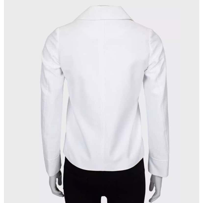 Gucci Fitted Jacket Buttons White Cotton Very good condition - Inside View