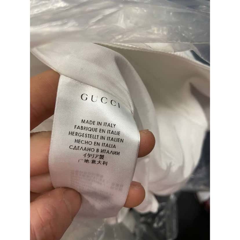 Gucci Fitted Jacket Buttons White Cotton Very good condition - Box View