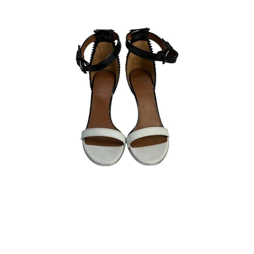 Givenchy High heeled Sandals Black Leather Good condition - Inside View