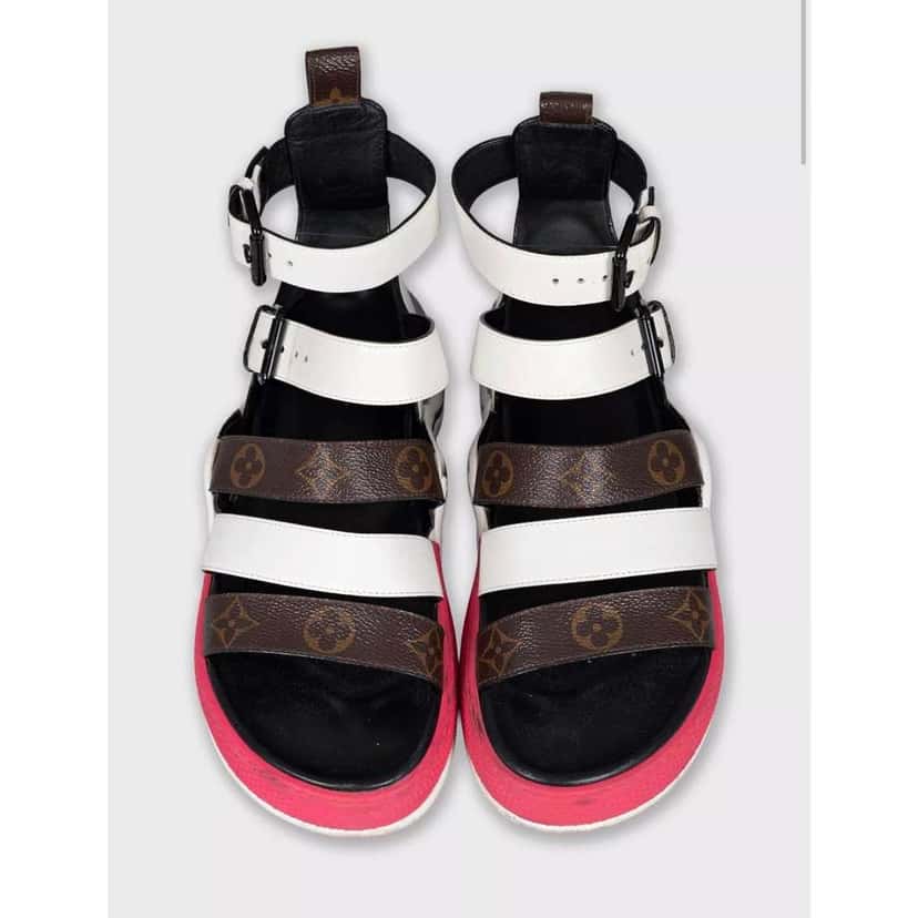 Louis Vuitton Archlight Sandals MultiColor Leather Very good condition - Back View