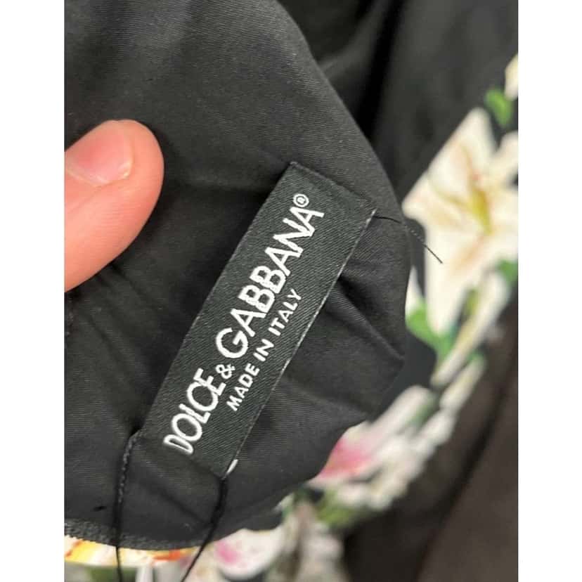 Dolce & Gabbana Floral Print Mini Dress MultiColor Cotton Very good condition - Box View