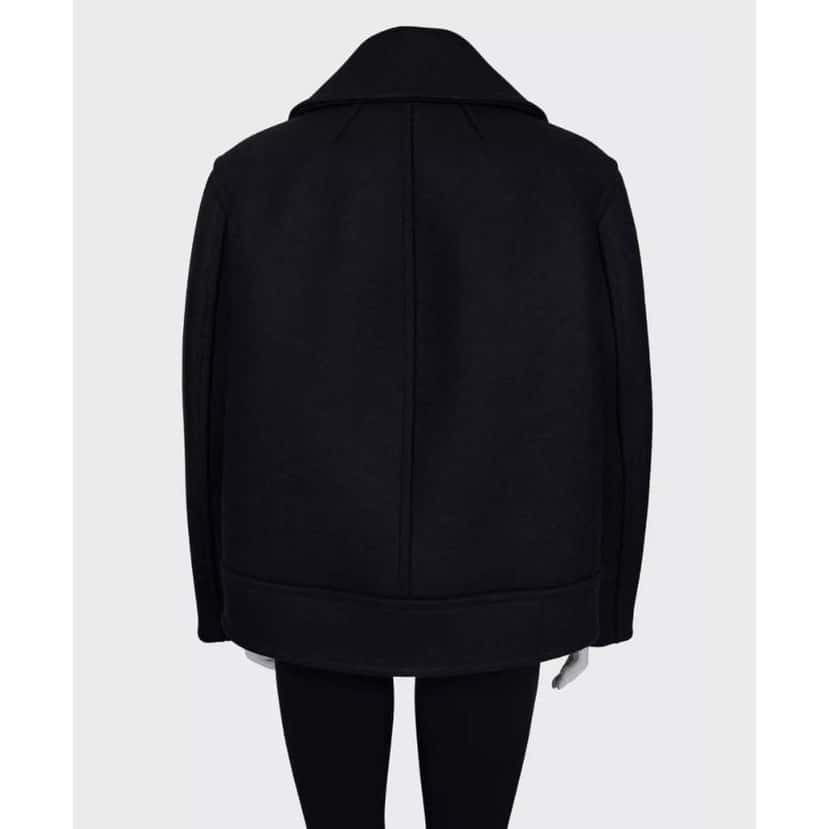 Saint Laurent Coat Lining Black Silk Very good condition - Inside View