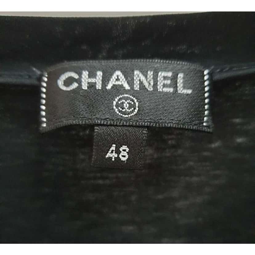 Chanel Coco Gabrielle T Shirt Black Cotton Very good condition - Model View