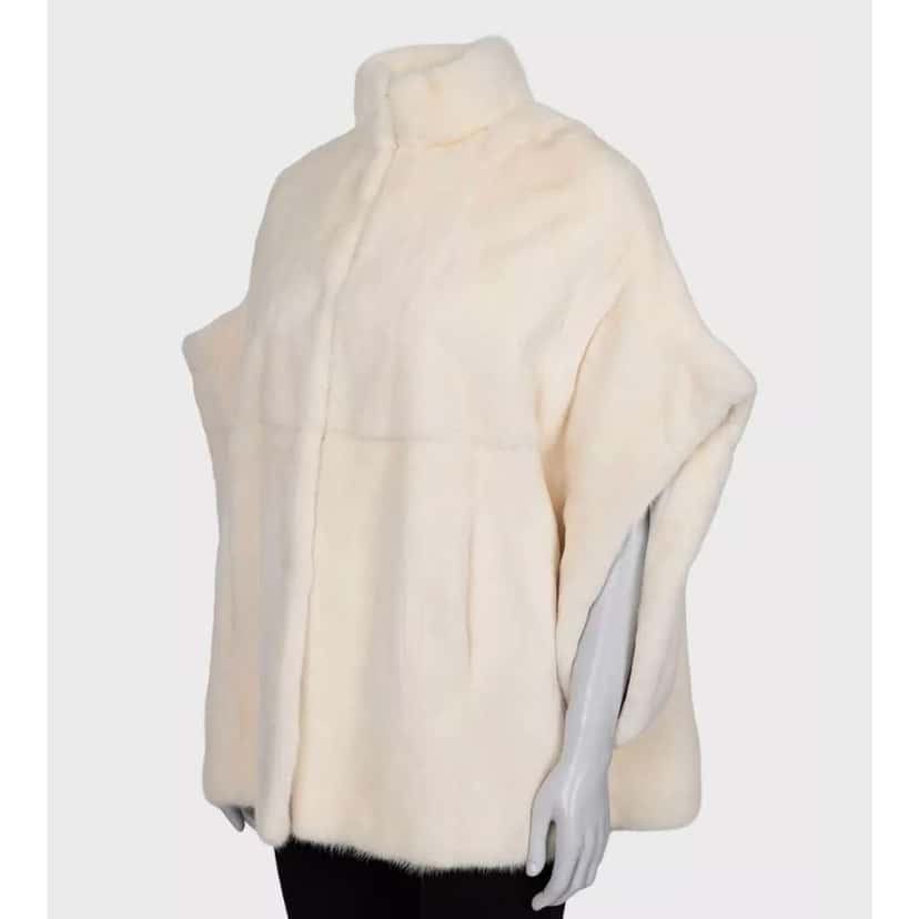 Saint Laurent Cropped Coat Black Cotton Very good condition - Back View