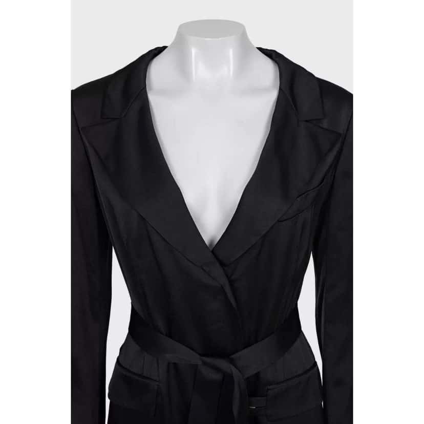 Lanvin Viscose Maxi Dress Black Cotton Very good condition - Model View